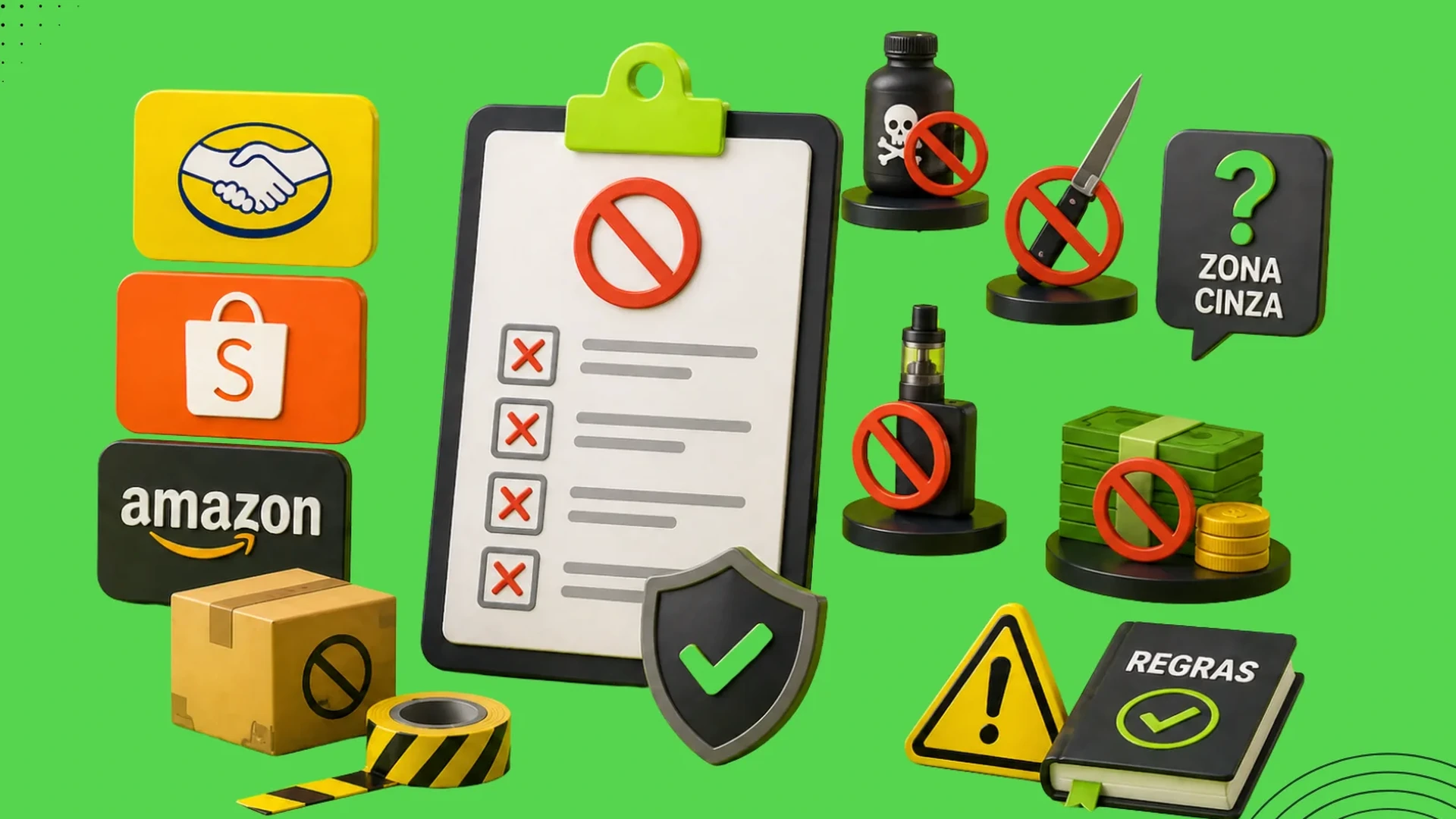 Produtos proibidos nos marketplaces: guia para não ter a conta suspensa